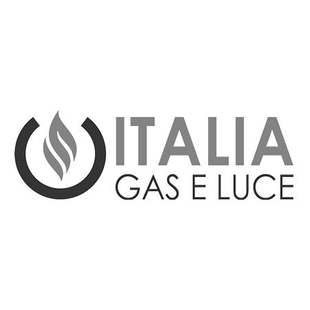 Italia Gas e Luce Logo BW